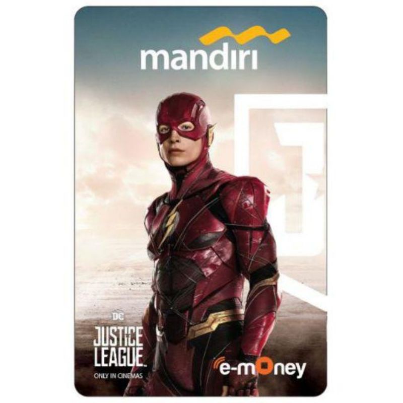 Mandiri e-Money eTOLL JUSTICE LEAGUE - HALF BODY KARAKTER THE FLASH