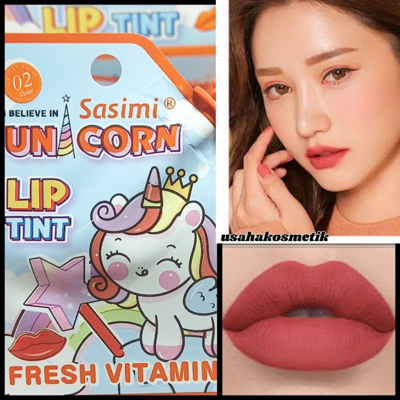 ECER LIP TINT SASIMI UNICORN FRESH VIT E DI BIBIR NO.S12015