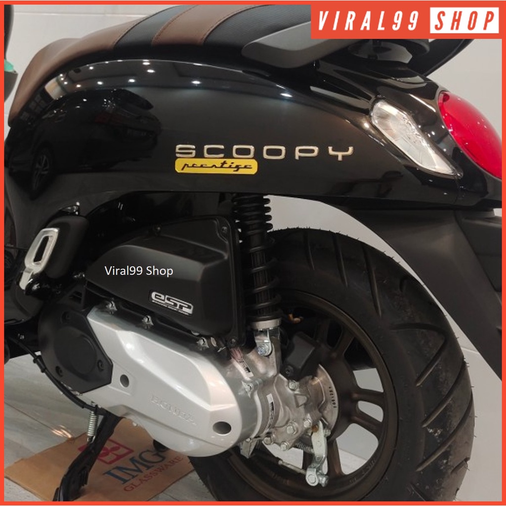Aksesoris Emblem Prestige New Scoopy 2021 2022 Gold Silver