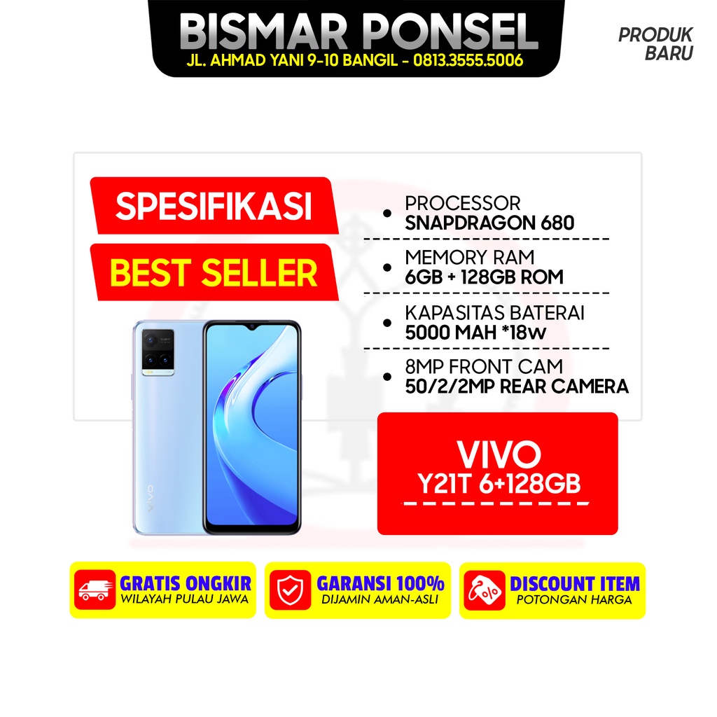 VIVO Y21T 6+2/128
