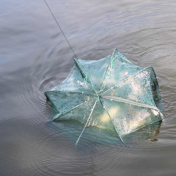 Jaring Ikan 8 Lubang Perangkap Ikan Bubu 8 Hole Hexagonal Perangkap Kepiting Udang Cumi