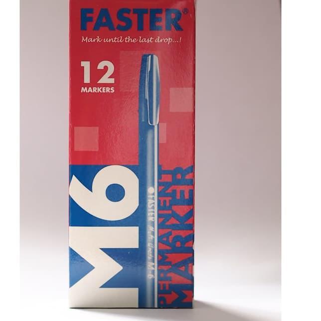 

[ORIGINAL]/Faster M6 Permanent Marker isi 12 pcs- Black, Blue & RedFaster M6 Permanent Marker isi 12 pcs- Black, Blue & Red/produck terlaris