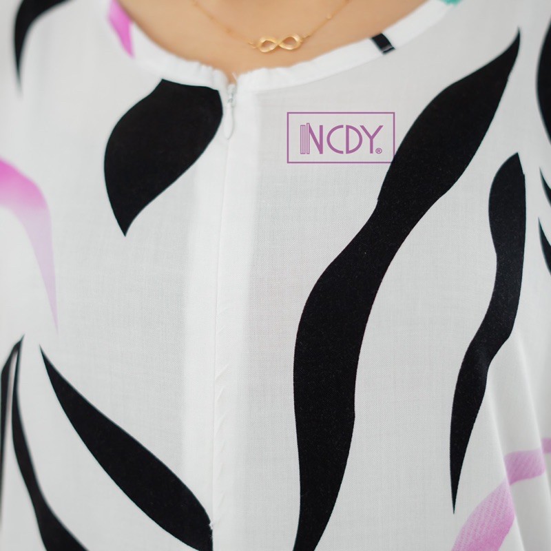 NCDY HOMEWEAR DASTER PENDEK SELUTUT RAYON PREMIUM LD 130cm BUSUI FRIENDLY KEKINIAN-1