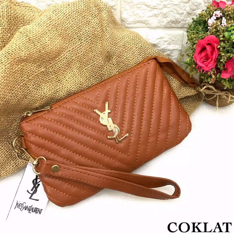 ✓BISA COD✓ Dompet Wanita Mini Bahan Kulit Premium Fashion Bisa Muat HP dan Kartu