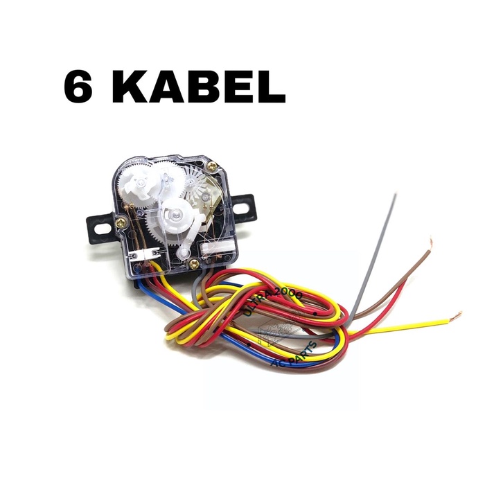 Timer Mesin Cuci Universal 3 Kabel / 6 Kabel / Temer Trimer Putaran Mesin Cuci Pencuci 3 Kabel Sharp