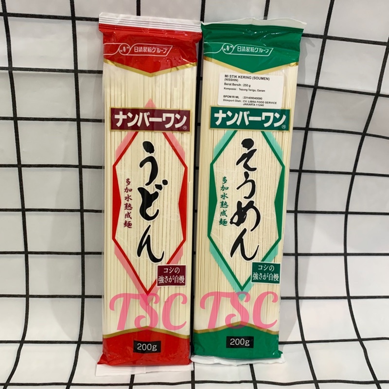 

Nissin No. 1 Somen Dried Noodle Nissin No. 1 Udon Dried Noodle Nissin Udon Nissin Somen / Mie Jepang