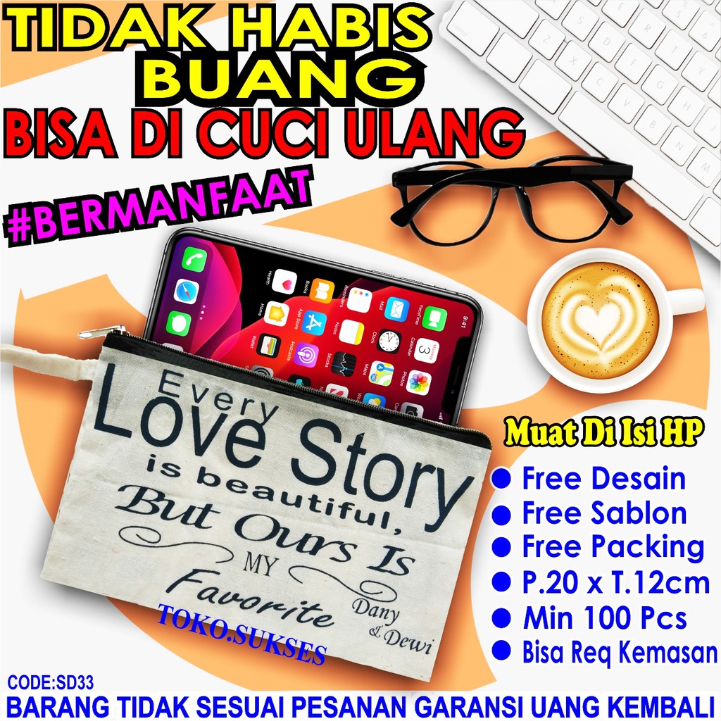 Souvenir Pernikahan Pouch Dompet Koin Blacu Undangan Wedding Nikah Unik Bermanfaat Murah Mewah