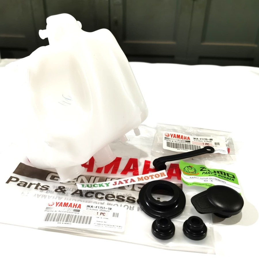 Tabung tangki tank oil wadah oli samping plus karet Rx king Rxking-2
