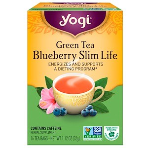 

Yogi Tea Green Tea Blueberry Slim Life 16 Tea Bags 32 g