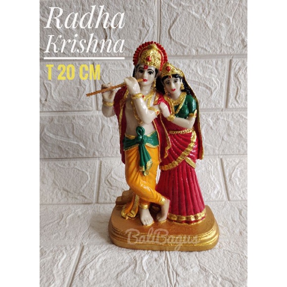 Patung Radha Krishna/Patung Rada Krisna/Patung Krishna dan Radha