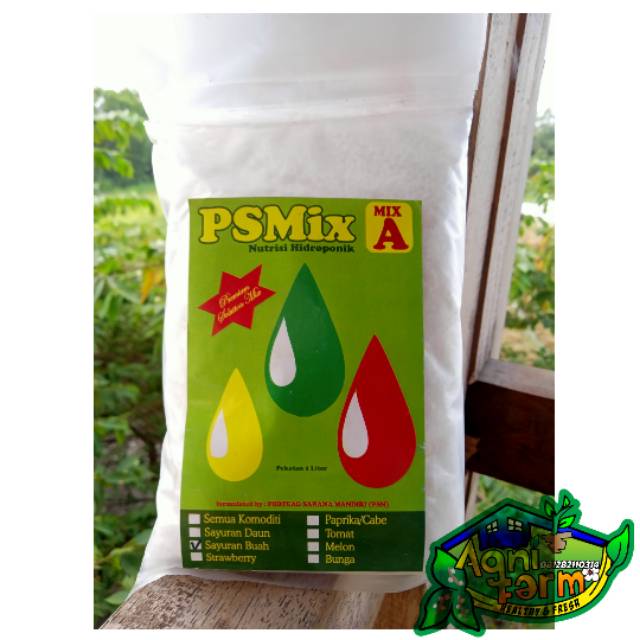 Nutrisi Hidroponik AB Mix Buah Pekatan 1 Liter - PSMix