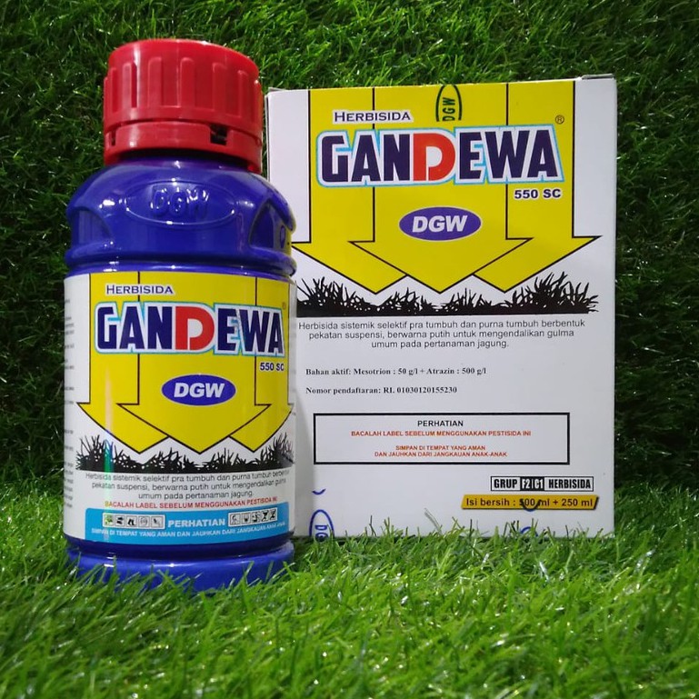 Herbisida Selektif GANDEWA 550SC 500ML - Herbisida sistemik selektif pra tumbuh dan purna tumbuh