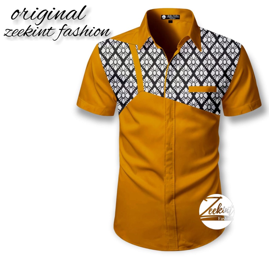 Baju Batik Kombinasi Baju Batik Kombinasi Polos Kemeja Batik Kombinasi Polos Kemeja Batik Pria