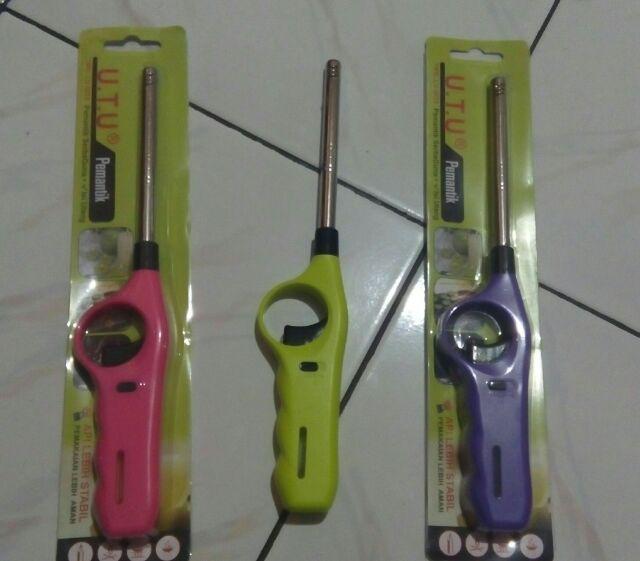 Pemantik Api Gas Korek Api Gas Panjang Lighter Utu