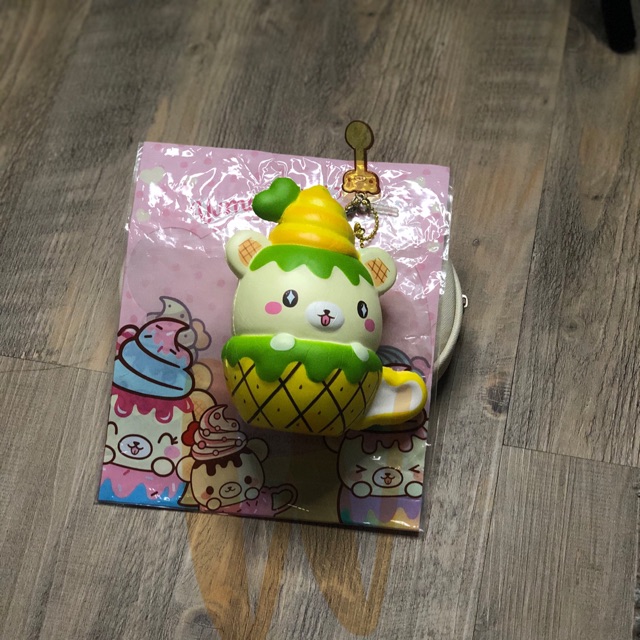 Preloved Squishy License “Yummiibear Cup Pinapple Sunshine” by Creamii Candy