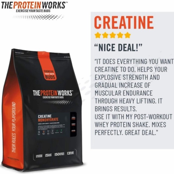 ISTIMEWA THE PROTEIN WORKS CREATINE 250GR