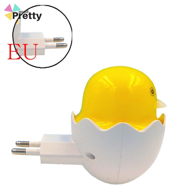 Bebek Kuning Little Happy Bird Cahaya Kontrol Malam Lampu Lampu Leds Hadiah Kreatif - PD