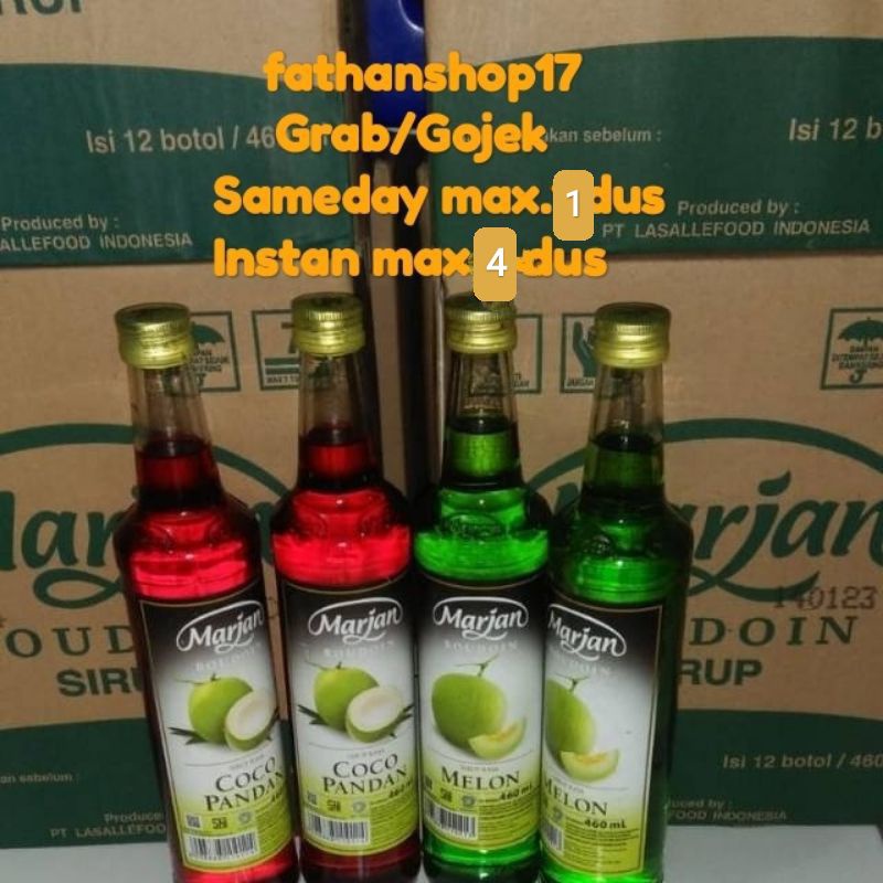 

Sirup marjan 460ml dan Lain-lain exp.2027 /Dus-Jabodetabek