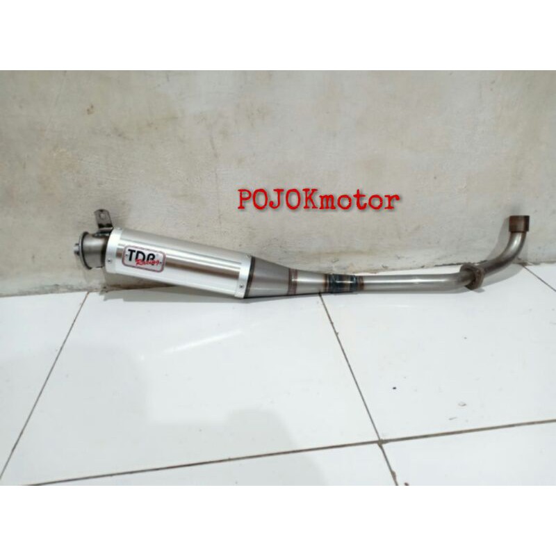 Knalpot Jupiter Z Standart Racing TDR Two Tone Original - Kenalpot Racing Jupiter Z TDR Original
