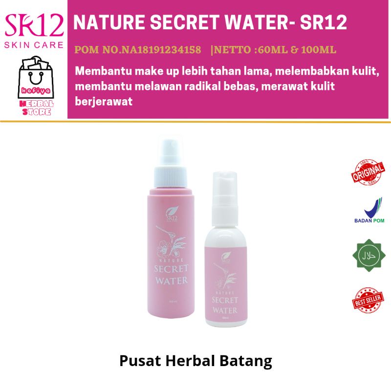 SECRET WATER SR12 / NATURE SECRET WATER SR12 SKINCARE / FACE MIST SR12