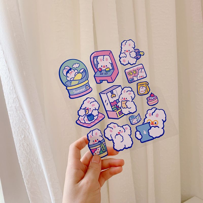 

Sticker Hewan Lucu Kelinci Gaya Korea | Original