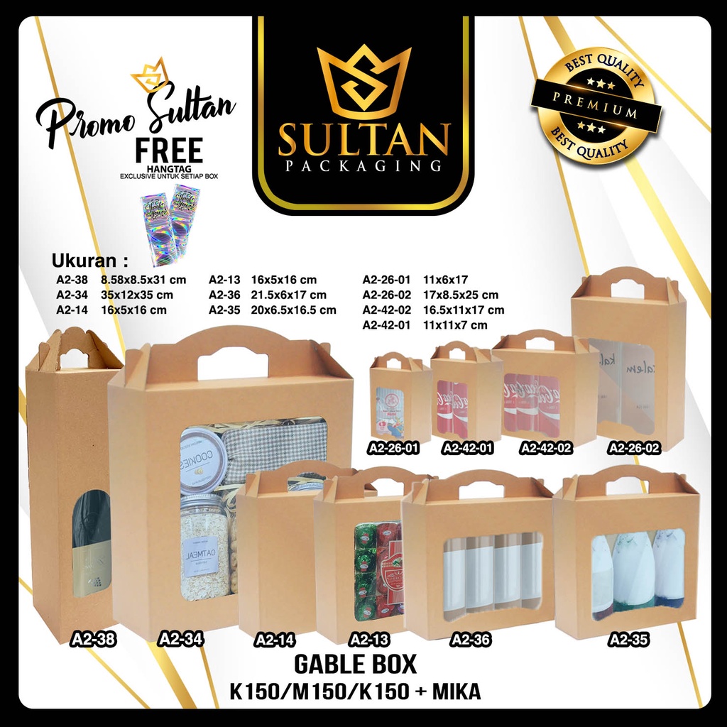 

Bottle Box - Dus Botol Susu - Box Botol Minuman - Dus Mika - Kotak Packaging Tentengan Mika Polos - A2-14