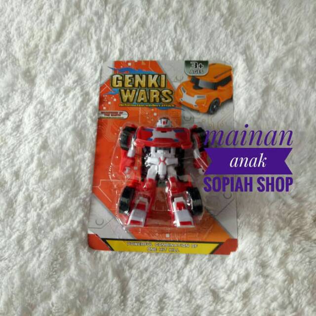 Mainan robot mobil transformer