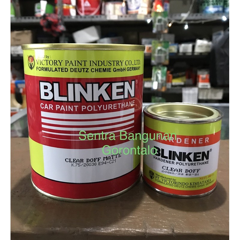 Blinken Clear Doff Matte ukuran 1L