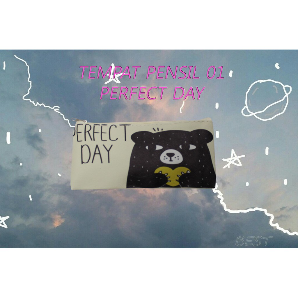 [KODE : 01] Tempat Pensil KARAKTER LINE / Tempat Alat Tulis Motif Gambar Brown Cony Sally-2