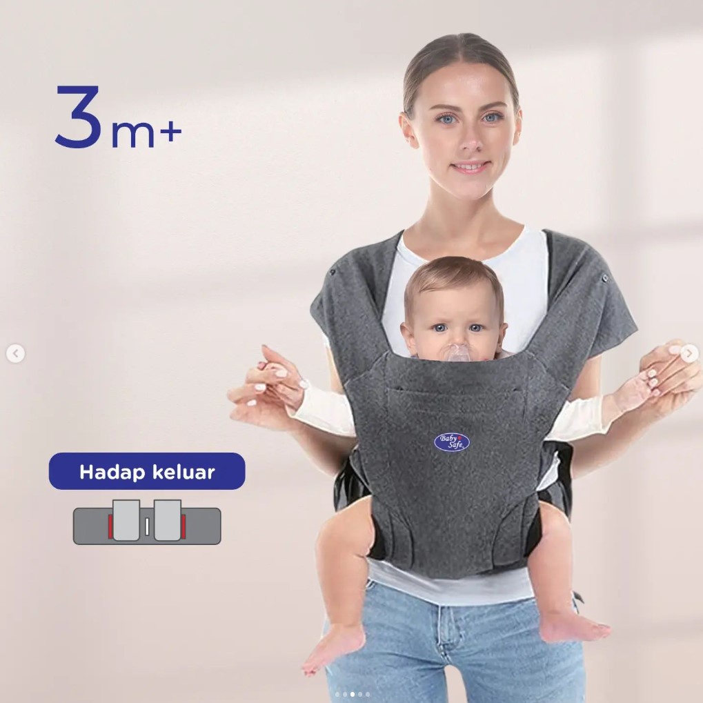 Baby Safe BC010 M-Shaped Carrier | Gendongan Bayi