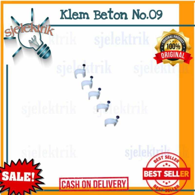 Klem paku beton no 9 / Klem Beton 9
