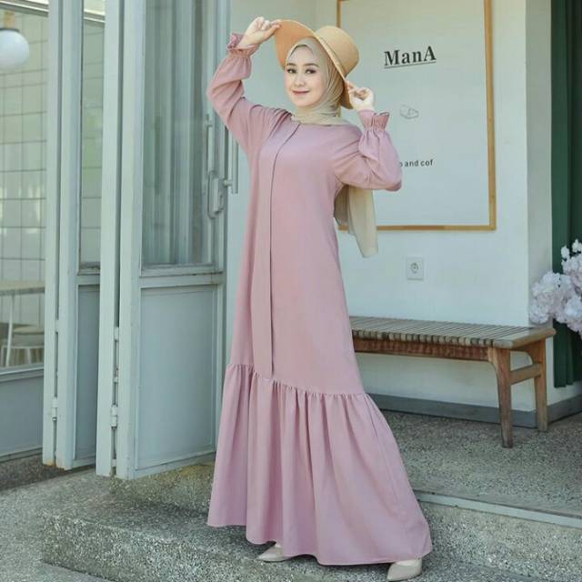 Gamis Polos Jamilla Dress / Gamis Jamila / Gamis Murah / Gamis Polos / Syari / Dress / Muslimah