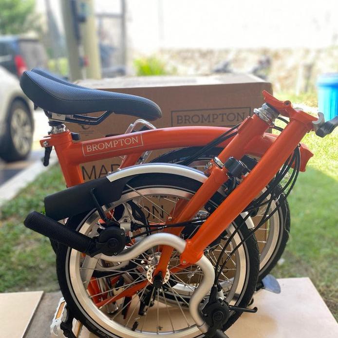 Brompton S6L Orange Black