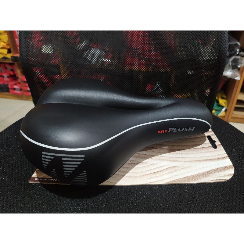 SADEL VELO PLUSH GEL VL-6103E Untuk Sepeda MTB - Sepeda lipat - Minion - BMX.