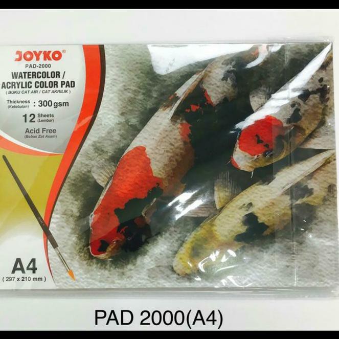 

Buku Sketsa Watercolor Acrylic Pad Joyko 300gsm (KODE 587)