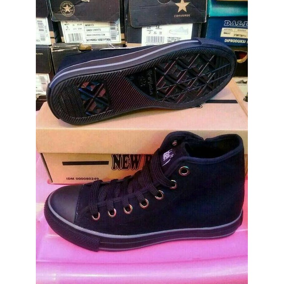 Sale Sepatu Sekolah New Basket Hitam Promo