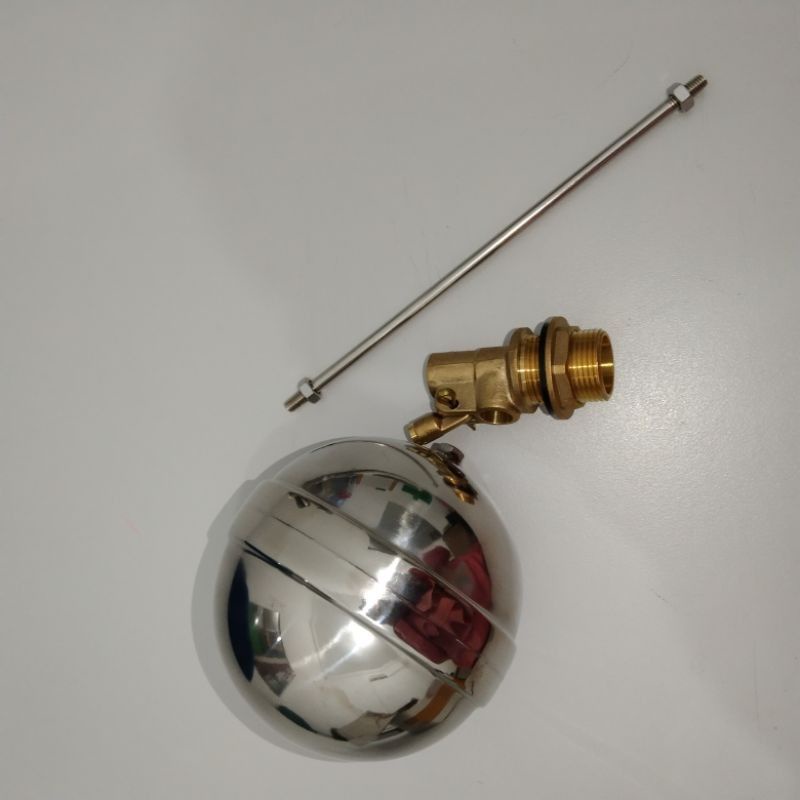 Pelampung air/ Tangki Air   otomatis Kuningan 3/4 inch bola stainless