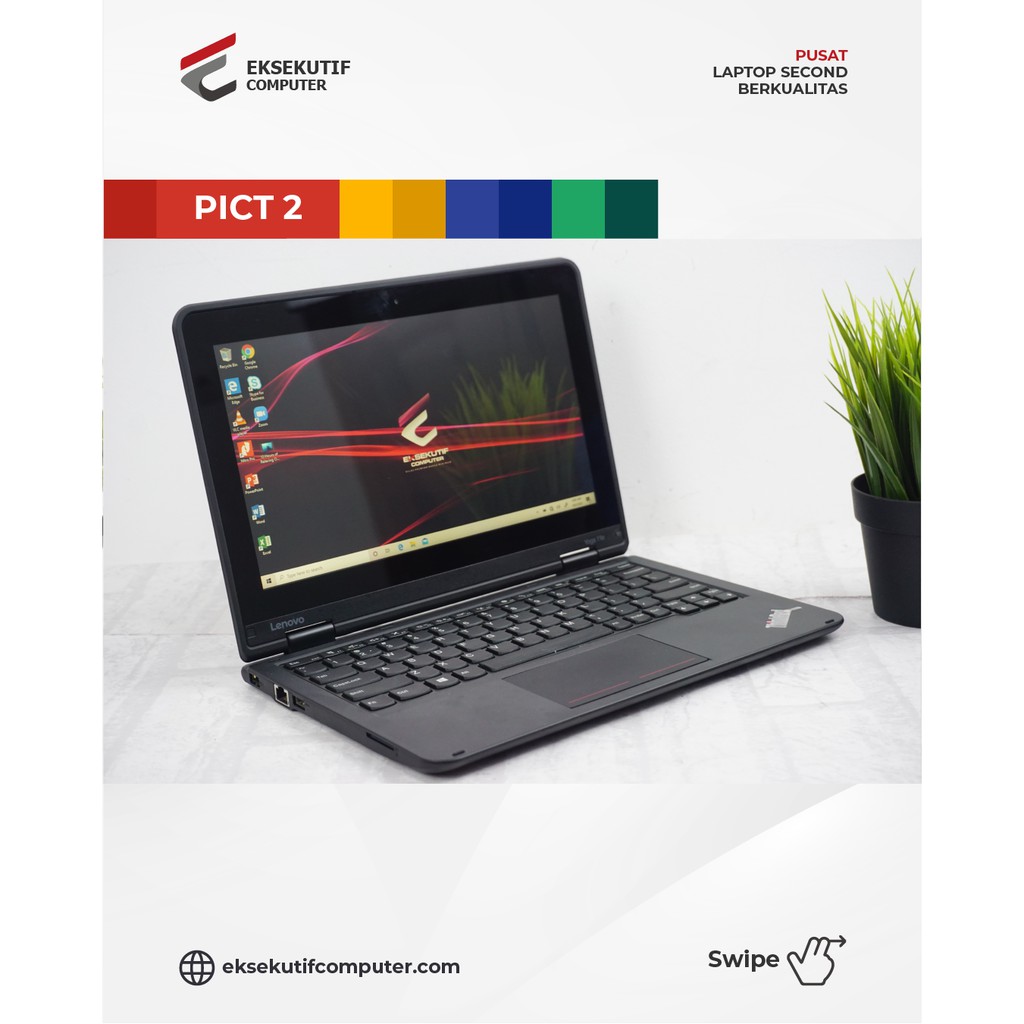 LAPTOP ULTRABOOK MURAH LENOVO THINKPAD YOGA 11E CORE I3 RAM 8GB SSD 256GB-1