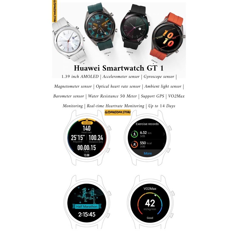 huawei gt1 watch
