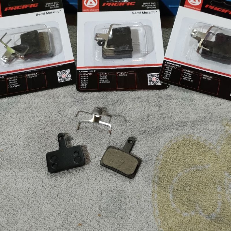 Brake Pad Sepeda Kanvas disc Pacific Sp-G503 Model kotak