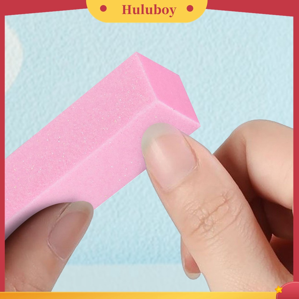 Huluboy Huluboy♡ 10pcs / Set Alat Kikir Kuku Multifungsi 4 Sisi Anti Abrasion Untuk Manicure Pedicure