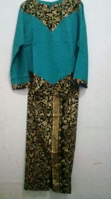 Couple Vivian Seroja Lumbung Batik Maura Couple - Sania Ruffle Couple Batik Modern