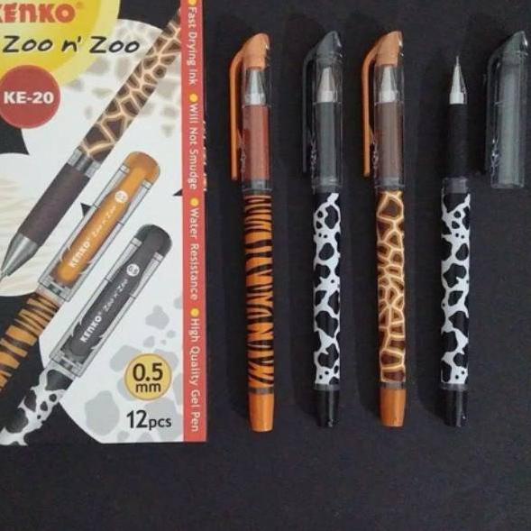 

Update Murah 1 lusin Pulpen gel kenko motif hewan / Pulpen savanna Zoo n zoo ke-20