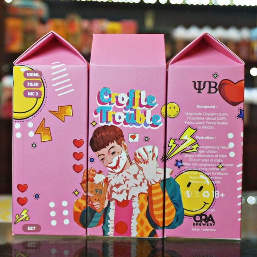 Jual Liquid Vape Croffle Troubel 100ml By Yb reza Arap Shopee Indonesia