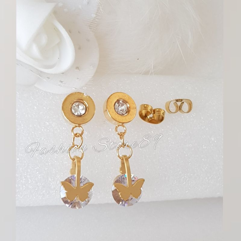 Anting Jurai Titanium model anting tusuk jurai Titanium fashion dewasa antikarat bestquality