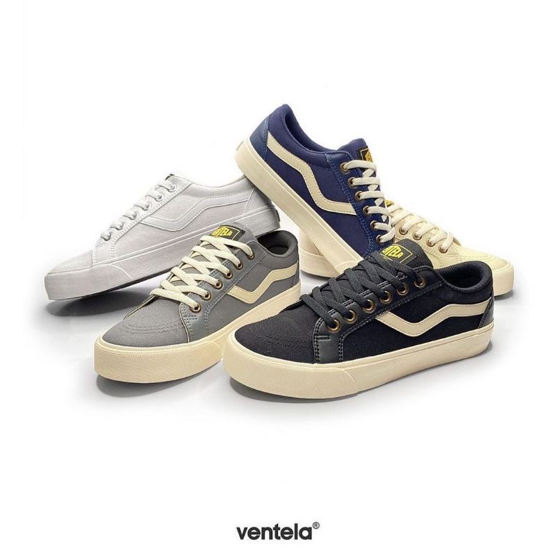 Ventela Republic Low Sepatu Original-Kaos kaki saja