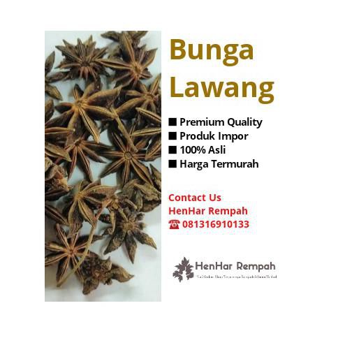 

Bunga Lawang / Pekak / Star Anise / Bajiao 1 Kg