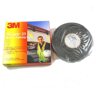 

HEMAT 25% 3M Scotch 23 Rubber Splicing Tape - Isolasi Listrik , 3/4 in x 30 ft STOK TERBATAS