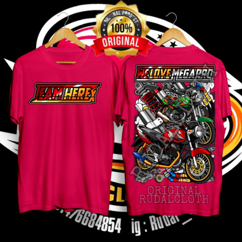 Kaos Megapro / Megapro / COD/ herex megapro / kaos herex / kaos distro / Kaos Original / Megapro / C