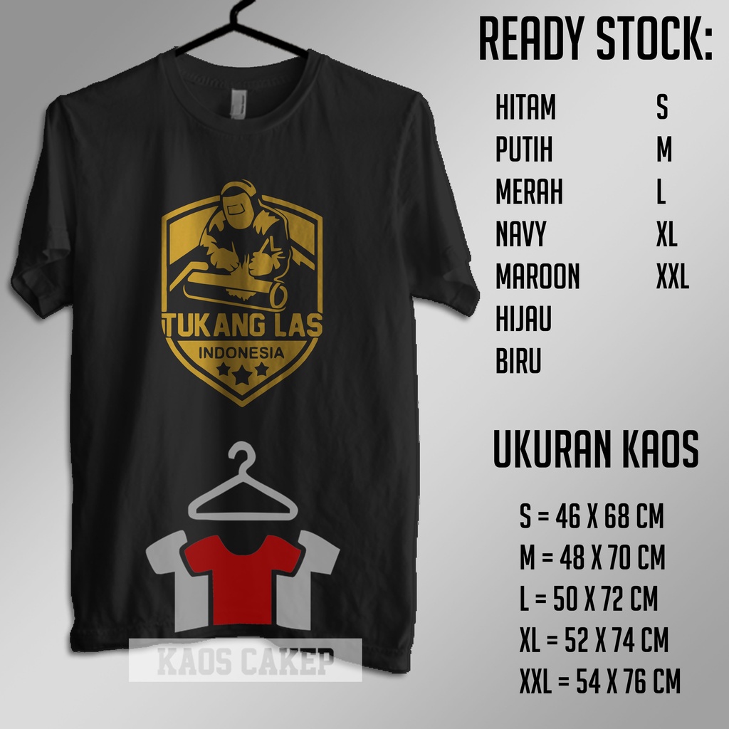 Kaos Tukang Las Indonesia Welder Baju Distro